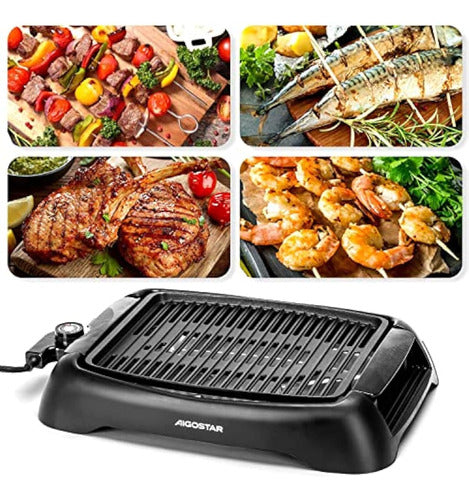 Aigostar Indoor Smokeless Grill, Electric Grill 2