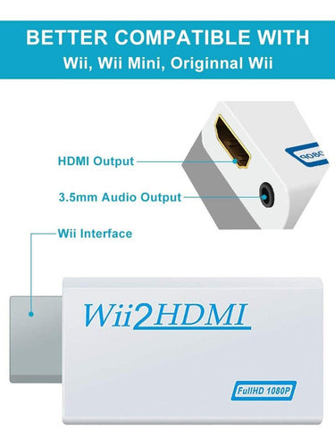 Convertidor De Wii A Hdmi 1080p 2