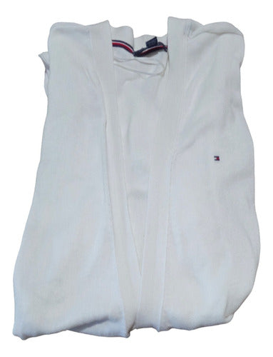 Tommy Hilfiger White Long Cardigan 0