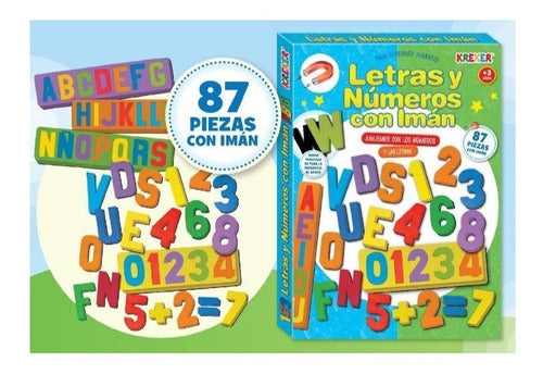 Set Letras Y Numeros Con Iman 87 Pzs Lny 360 Loonytoys 2