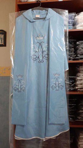 Pink or Sky Blue Priest Chasuble 2