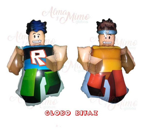 LX Globo Figura Avatar Roblox Bifaz X Unidad. 80 Cm 0