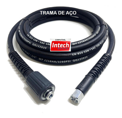 5 Mtrs Mangueira Trama Aço Lavadora Intech Machine Hl1650 2