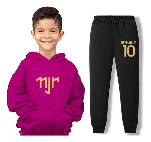 Kids Neymar Soccer Sweatshirt and Pants Set 2