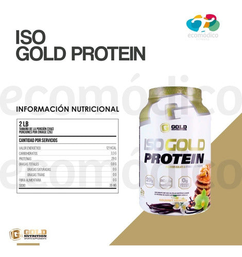 Gold Nutrition Iso Gold Protein 2un X 2 Lb + Creatine 300 Gr 1