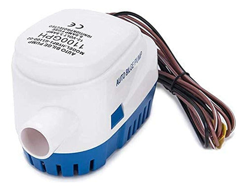 Bomba De Achique Automtica De 12 V 1100 Gph Sumergible Para 2