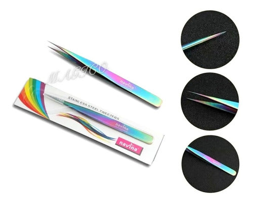 Navina Curved Volume Extension Tweezers 3