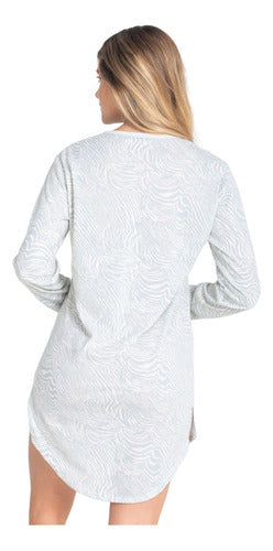 Long Sleeve Cotton Zebra Print Tunic Mariené 2000 13