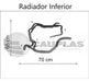 Cauplas Radiator Hose Kit Upper Lower For Renault Clio Mio D4F 1.2 16V 2010 2