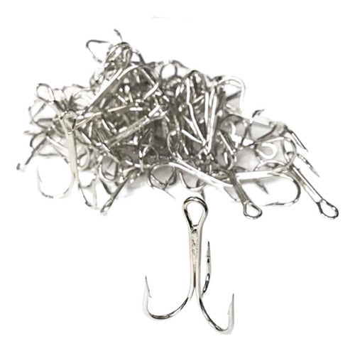 Marine Sports Triple Hooks 1/0 Reinforced - 100 Units 0