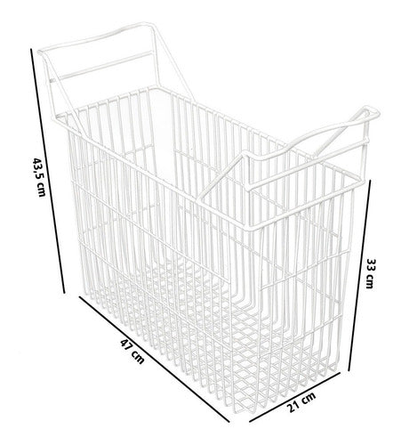 Cesto Do Freezer Fricon Hced311 Hceb411 Hceb503 -5 Unidades 0