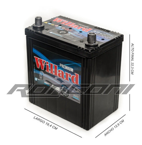 Williard UB325 12x35 Battery for Honda City Fit HR-V with Installation 3
