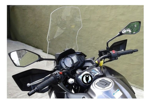 CURTAIN PROSCREEN Parabrisa Elevado Motos Versys 300 Kle Kawasaki Cupula 49 Cm 1