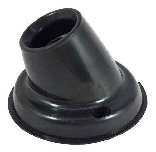 High-Quality Black Curved Lamp Holder Socket x 10 0