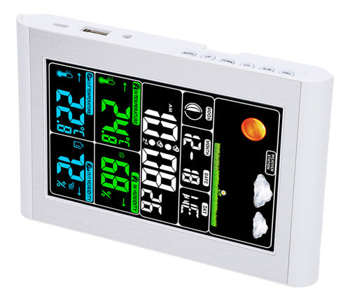 Temperatura Do Display Digital Do Relógio Meteorológico 3