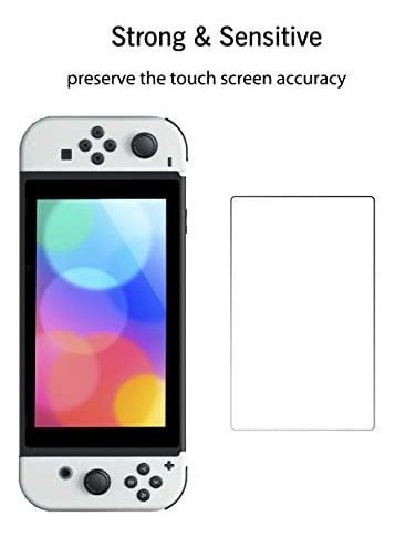 2 Ailun Tempered Glass Screen Protectors for Nintendo Switch OLED 4