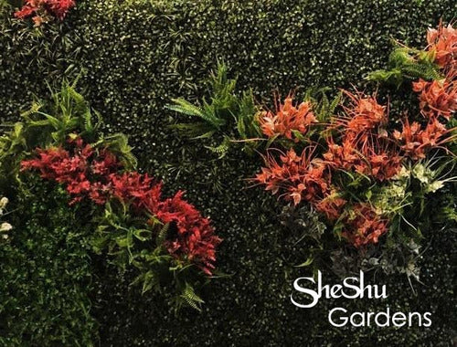 Sheshu Muro Vertical Artificial Panel Jardin Vertical Pack X 20unid 2