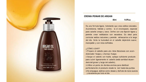 Estelin Crema Peinar Argan 280 Ml Argan Oil From Morocco 1