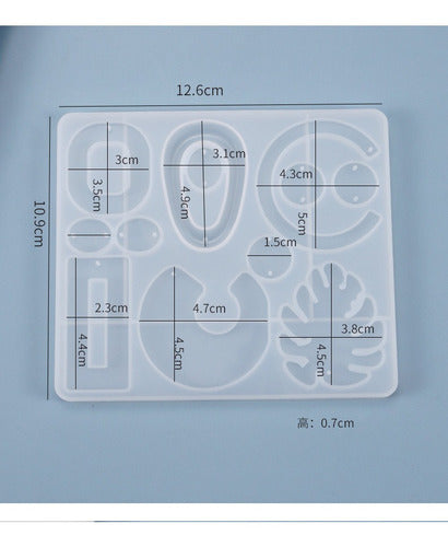 Creativa Silicone Resin Molds for Charms, Earrings, Keychains, etc. 2