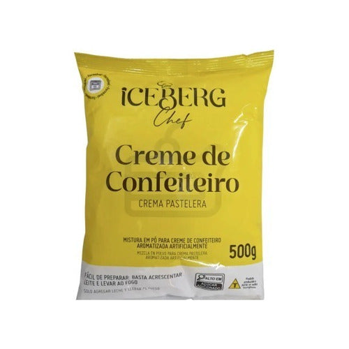 Kit C/3 Creme Confeiteiro 500g Chef - Iceberg 1