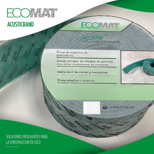 Ecomat Cinta Autoadhesiva Acustica Acusticband 50mm 7