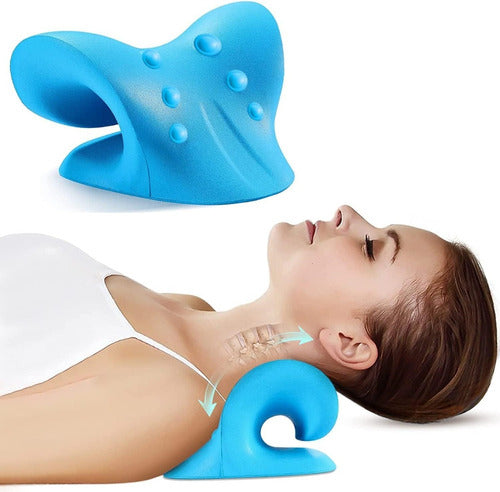 Relajación Almohada Ergonómica Alivia Tensión En Cuello 0