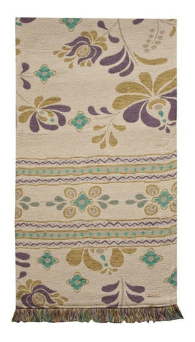 Huitrú Folk Chenille Table Runner 2m x 0.38m 0