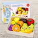 Airlab Wooden Food Toy Set for Kids, Fruits and Vegetables 6