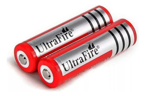 UltraFire Pack X10 Pila 18650 3.7V 7800mAh Li-ion Recargable Teton 0