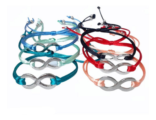 TAMARAMA_ACCESORIOS Unisex Infinity Bracelet - Adjustable Pack of 6 6