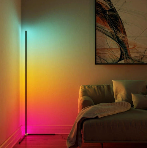Corner LED Minimalist Design Pixel Type Noxu Floor Lamp with App Control 11