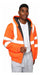 Fashion Nova Reflective Cotton Jacket Orange 0