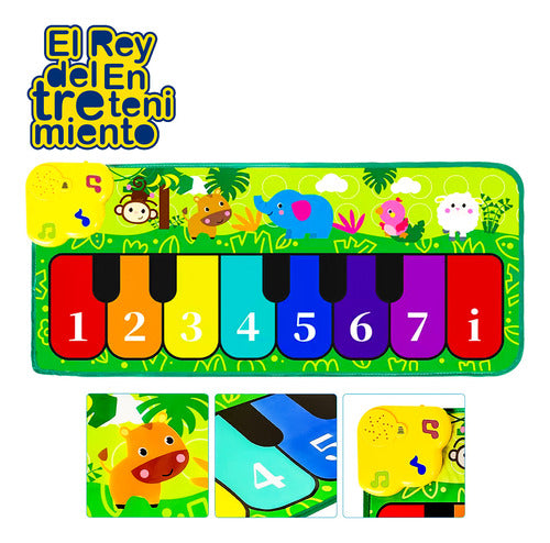 By El Rey Musical Baby Piano Carpet with Lights 3