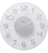 Nextime Classy Round Wall Clock, Clear Glass, 30 cm 0