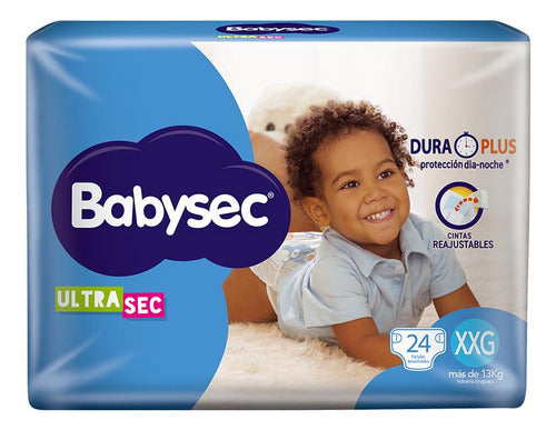 Pañales Babysec Ultra Xxg 24 Unidades 0