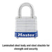 Candado Master Lock 7d Para Exteriores Con Llave, 1 Paquete 2