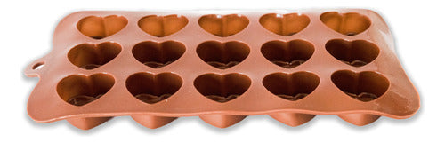 Silicone Heart Mold with Edge for Candles, Wax Melts, and Soaps 2