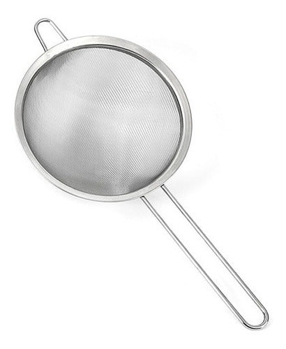 Peneira Coador Em Aço Inox Para Cozinha Médio 10cm 1