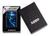 Zippo Lighter Model 49697 Black Light Lochness Warranty 2