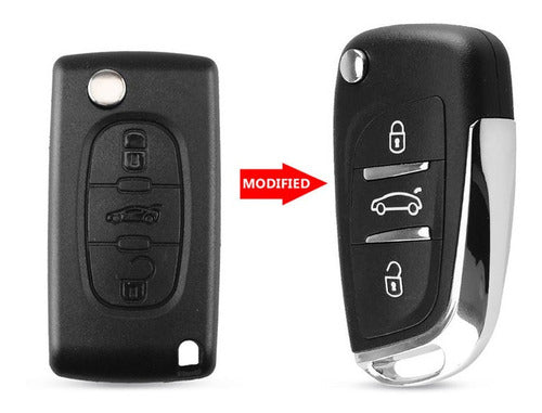 CMA Compatible Key Case for C4 Trunk Lights Executive 3 Button 1