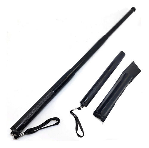 High Defense Extendable Tonfa Baton Cosh Personal Defense with Holder 0
