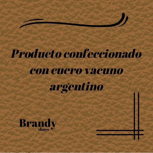 Brandy Chata Punta Cierre Moda Mujer Calzado Zapato Cuero 111/mk 6