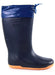 Nautical Rain Boot with Adjustable Drawstring - Blue - Size 41/42 2