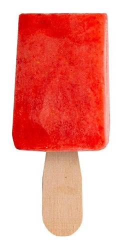 PALE Natural Strawberry Flavored Frozen Paleta 0