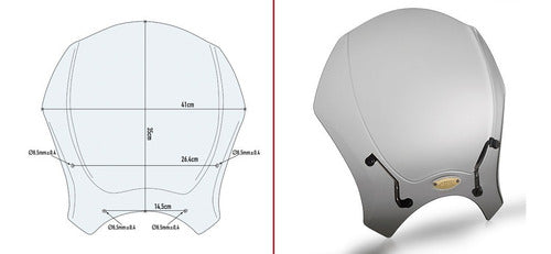 GIVI Windshield Mounting Kit for Moto Guzzi V7 III AL8201A Models 3