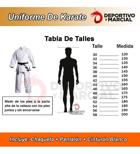 Shiai Tokaido Karate Uniform 8 Oz T/ 50 to 58 2