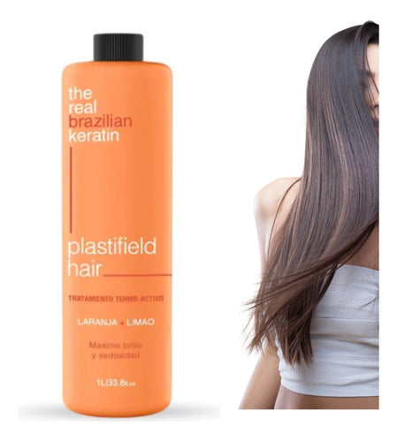 The Real Brazilian Keratin Plastified Hair 1 L Lefemme 0