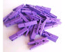 Set of 50 Wood Mini Color Clips / Souvenir 4