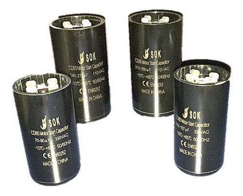 Capacitor De Arranque 70-90 Mf 330v 1