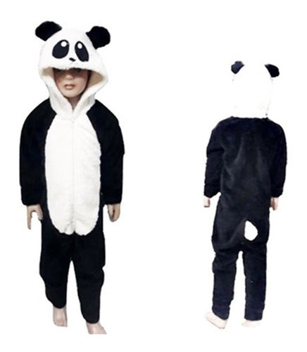 Xmx Unisex Panda Bear Plush Jumpsuit - Super Warm! 0